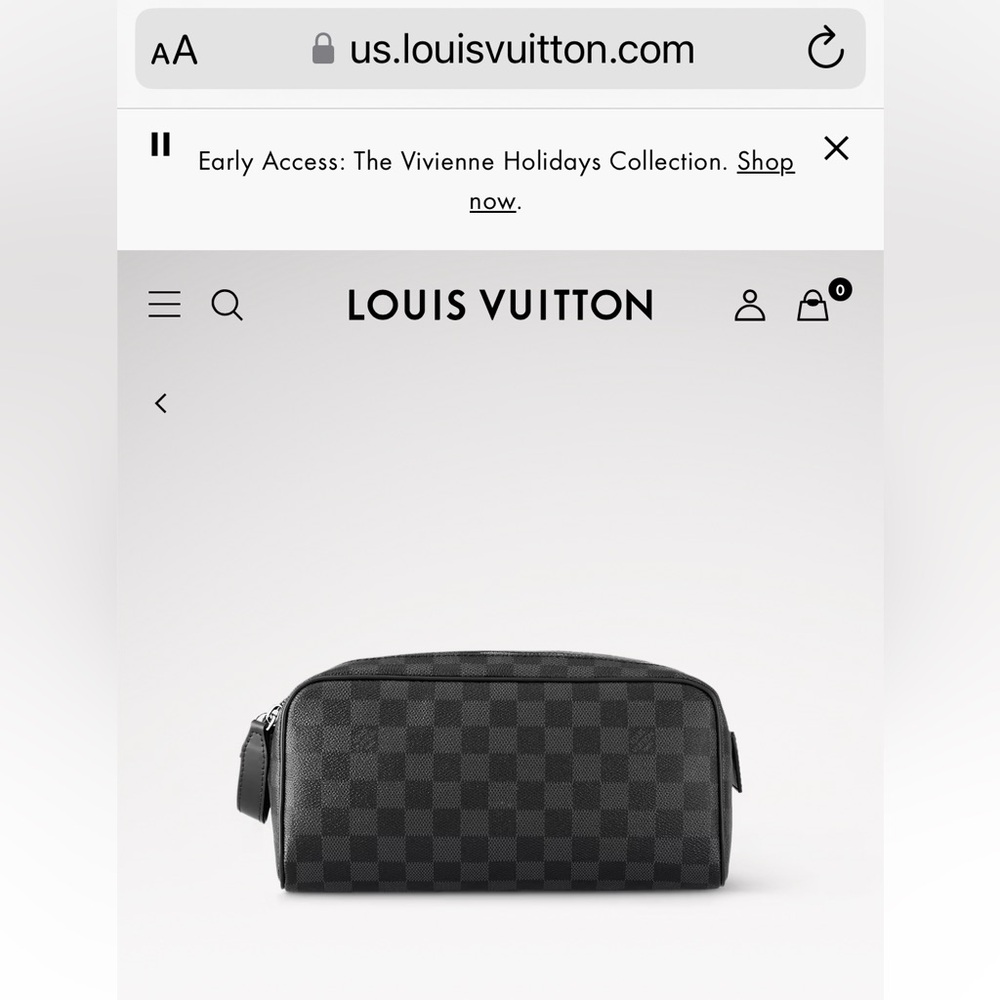 Men’s Louis Vuitton Grooming bag. Brand new.